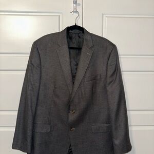 Chaps Gray Micro-Check Sport Coat